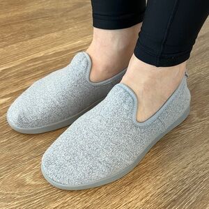 Allbirds Wool Loungers Slip On Shoes - Light Grey